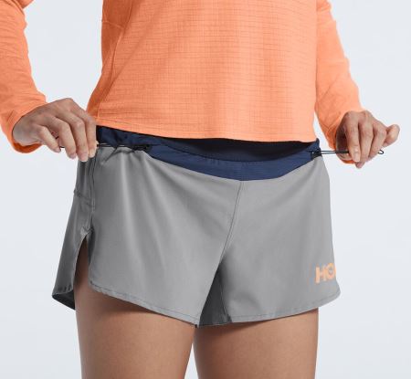 Hoka One One Sg Trail Short Dama - Pantaloni Scurti Gri Inchis | RO-xS8YHqc